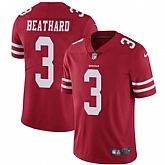 Nike Men & Women & Youth 49ers 3 C. J. Beathard Red NFL Vapor Untouchable Limited Jersey,baseball caps,new era cap wholesale,wholesale hats